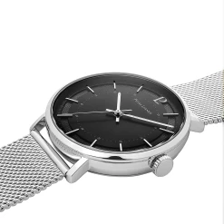 Montre Homme GAIUS Cadran Noir Bracelet Acier Milanais Argenté 10 Montre Homme GAIUS Cadran Noir Bracelet Acier Milanais Argenté -Pierre Lannier Magasin De Vente 204H131 4 1000x1000 crop