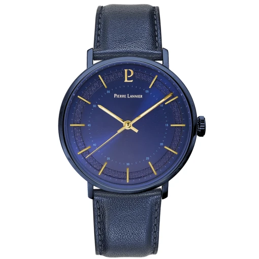 Montre Homme GAIUS Cadran Bleu Bracelet Cuir Bleu -Pierre Lannier Magasin De Vente 205J466 1 1000x1000 crop