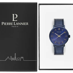 Montre Homme GAIUS Cadran Bleu Bracelet Cuir Bleu -Pierre Lannier Magasin De Vente 205J466 10 1000x1000 crop