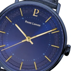 Montre Homme GAIUS Cadran Bleu Bracelet Cuir Bleu -Pierre Lannier Magasin De Vente 205J466 6 1000x1000 crop
