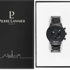 Montre Homme ABSOLUE Cadran Noir Bracelet Acier Noir -Pierre Lannier Magasin De Vente 206H439 10 1000x1000 crop