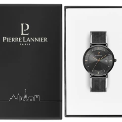 Montre Homme INTI Cadran Noir Bracelet Acier Milanais Noir 10 Montre Homme INTI Cadran Noir Bracelet Acier Milanais Noir -Pierre Lannier Magasin De Vente 209G439 10 1000x1000 crop