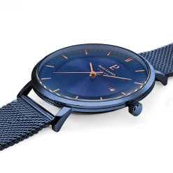 Montre Homme INTI Cadran Bleu Bracelet Acier Milanais Bleu 11 Montre Homme INTI Cadran Bleu Bracelet Acier Milanais Bleu -Pierre Lannier Magasin De Vente 209G469 4 1000x1000 crop