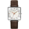 Montre Homme LECARÉ Cadran Argenté Bracelet Cuir Brun -Pierre Lannier Magasin De Vente 210F124 1 1000x1000 crop
