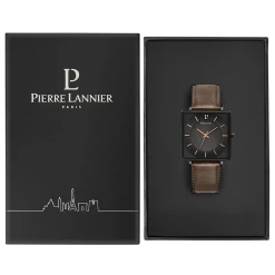 Montre Homme LECARÉ Cadran Noir Bracelet Cuir Brun 9 Montre Homme LECARÉ Cadran Noir Bracelet Cuir Brun -Pierre Lannier Magasin De Vente 211J434 10 1000x1000 crop