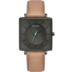 Montre Homme DUNE Cadran Gris Bracelet Cuir Sable