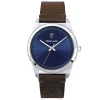 Montre Homme CANDIDE Cadran Bleu Bracelet Cuir Brun -Pierre Lannier Magasin De Vente 213D164 1 1000x1000 crop