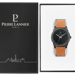 Montre Homme CANDIDE Cadran Noir Bracelet Cuir Camel 10 Montre Homme CANDIDE Cadran Noir Bracelet Cuir Camel -Pierre Lannier Magasin De Vente 214K434 10 1000x1000 crop