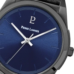 Montre Homme CANDIDE Cadran Bleu Bracelet Cuir Noir -Pierre Lannier Magasin De Vente 214K463 6 1000x1000 crop