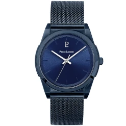 Montre Homme CANDIDE Cadran Bleu Bracelet Acier Milanais Bleu