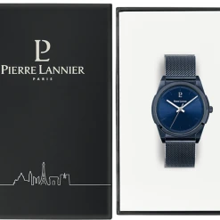 Montre Homme CANDIDE Cadran Bleu Bracelet Acier Milanais Bleu -Pierre Lannier Magasin De Vente 214K468 10 1000x1000 crop