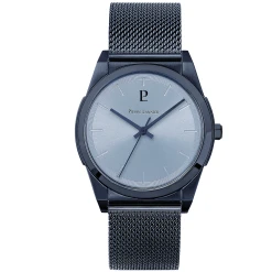 Montre Homme CANDIDE Cadran Bleu Bracelet Acier Milanais Bleu