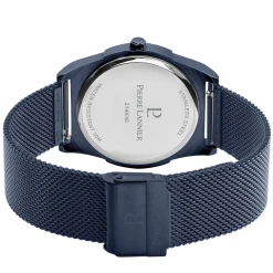 Montre Homme CANDIDE Cadran Bleu Bracelet Acier Milanais Bleu -Pierre Lannier Magasin De Vente 214K469 7 1000x1000 crop