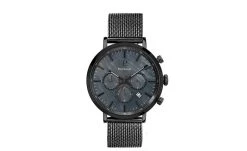 Montre Homme BARON Cadran Noir Bracelet Acier Milanais Noir -Pierre Lannier Magasin De Vente 220H439 ld 0000 812x497 1