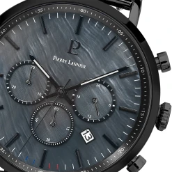 Montre Homme BARON Cadran Noir Bracelet Acier Milanais Noir -Pierre Lannier Magasin De Vente 220H439 6 1000x1000 crop