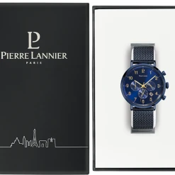 Montre Homme BARON Cadran Bleu Bracelet Acier Milanais Bleu -Pierre Lannier Magasin De Vente 220H469 10 1000x1000 crop
