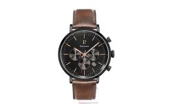 Montre Homme BARON Cadran Noir Bracelet Cuir Brun 13 Montre Homme BARON Cadran Noir Bracelet Cuir Brun -Pierre Lannier Magasin De Vente 222G434 ld 0000 812x497 1