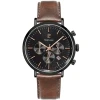 Montre Homme BARON Cadran Noir Bracelet Cuir Brun 2 Montre Homme BARON Cadran Noir Bracelet Cuir Brun -Pierre Lannier Magasin De Vente 222G434 1 1000x1000 crop