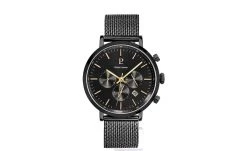 Montre Homme BARON Cadran Noir Bracelet Acier Milanais Noir -Pierre Lannier Magasin De Vente 222G439 ld 0000 812x497 1