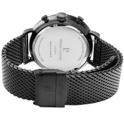 Montre Homme BARON Cadran Noir Bracelet Acier Milanais Noir -Pierre Lannier Magasin De Vente 222G439 7 1000x1000 crop