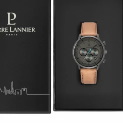 Montre Homme DUNE Cadran Gris Bracelet Cuir Sable -Pierre Lannier Magasin De Vente 227F484 10 1000x1000 crop