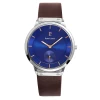 Montre Homme DANDY Cadran Bleu Bracelet Cuir Brun -Pierre Lannier Magasin De Vente 233C164 1 1000x1000 crop