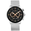 Montre Homme SENTINELLE Cadran Noir Bracelet Acier Milanais Argenté -Pierre Lannier Magasin De Vente 236D131 1 new 1000x1000 crop