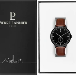 Montre Homme ALLURE Cadran Noir Bracelet Cuir Brun 8 Montre Homme ALLURE Cadran Noir Bracelet Cuir Brun -Pierre Lannier Magasin De Vente 242C434 10 1000x1000 crop