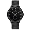 Montre Homme ALLURE Cadran Noir Bracelet Acier Milanais Noir -Pierre Lannier Magasin De Vente 243G438 1 1000x1000 crop