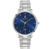Montre Homme ECHO Cadran Bleu Bracelet Acier Argenté -Pierre Lannier Magasin De Vente 249G161 1 1000x1000 crop
