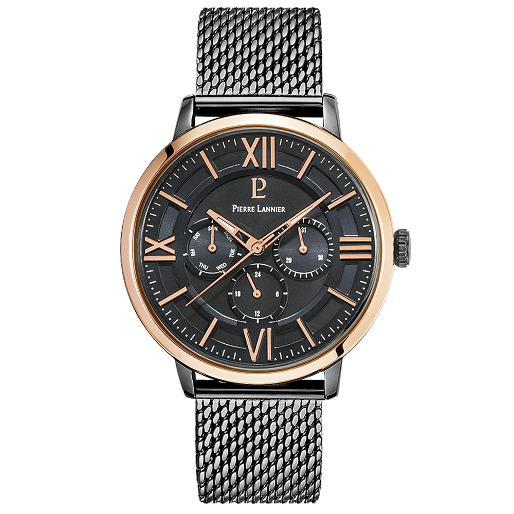 Montre Homme BEAUCOUR Cadran Gris Bracelet Acier Milanais Gris 3 Montre Homme BEAUCOUR Cadran Gris Bracelet Acier Milanais Gris