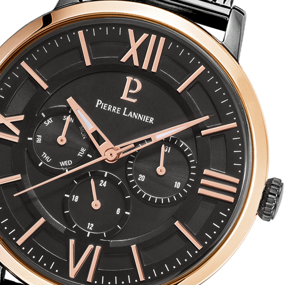 Montre Homme BEAUCOUR Cadran Gris Bracelet Acier Milanais Gris 6 Montre Homme BEAUCOUR Cadran Gris Bracelet Acier Milanais Gris – Image 4