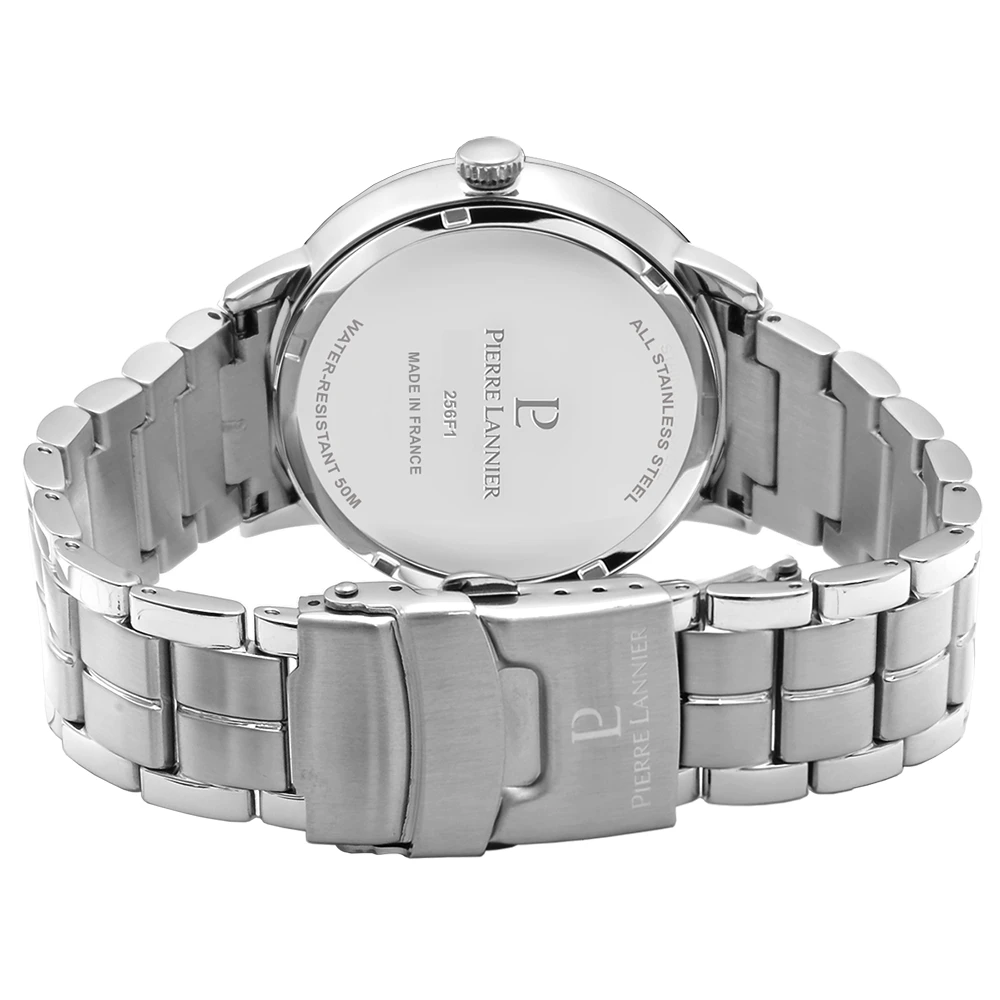 Montre Homme BEAUCOUR Cadran Blanc Bracelet Acier Argenté 7 Montre Homme BEAUCOUR Cadran Blanc Bracelet Acier Argenté – Image 5