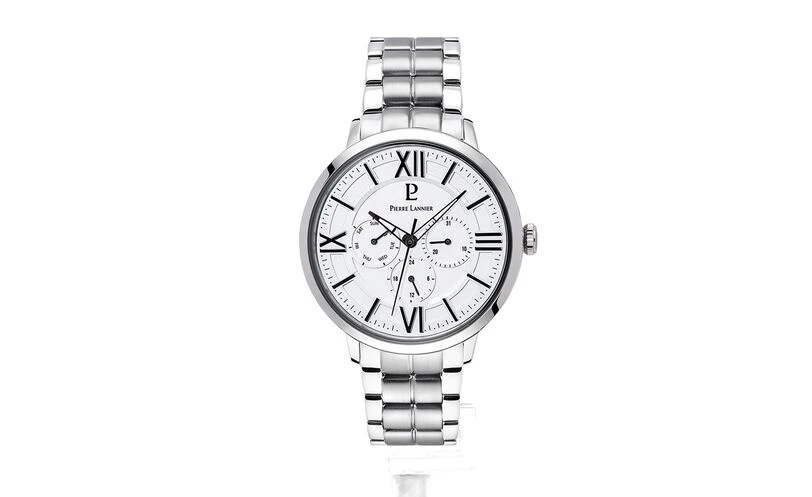 Montre Homme BEAUCOUR Cadran Blanc Bracelet Acier Argenté 8 Montre Homme BEAUCOUR Cadran Blanc Bracelet Acier Argenté – Image 6