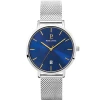 Montre Homme ECHO Cadran Bleu Bracelet Acier Milanais Argenté 1 Montre Homme ECHO Cadran Bleu Bracelet Acier Milanais Argenté -Pierre Lannier Magasin De Vente 258L168 1 1000x1000 crop