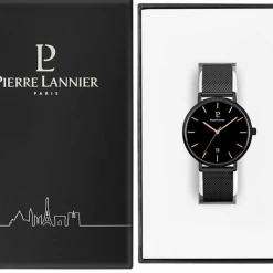 Montre Homme ECHO Cadran Noir Bracelet Acier Milanais Noir 10 Montre Homme ECHO Cadran Noir Bracelet Acier Milanais Noir -Pierre Lannier Magasin De Vente 259F439 10 1000x1000 crop