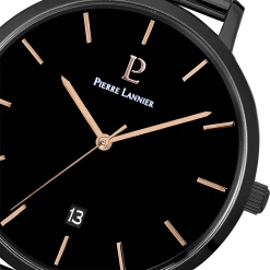 Montre Homme ECHO Cadran Noir Bracelet Acier Milanais Noir 12 Montre Homme ECHO Cadran Noir Bracelet Acier Milanais Noir -Pierre Lannier Magasin De Vente 259F439 6 1000x1000 crop