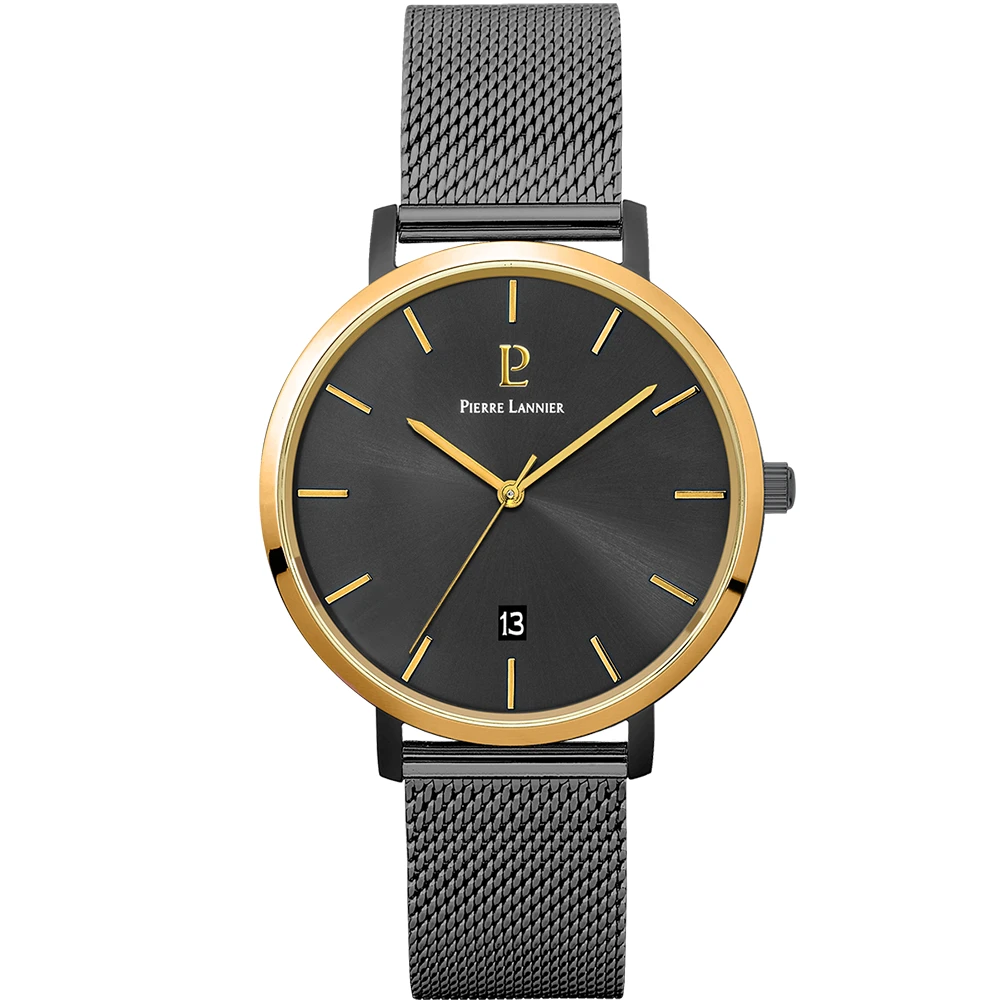 Montre Homme ECHO Cadran Gris Bracelet Acier Milanais Gris 3 Montre Homme ECHO Cadran Gris Bracelet Acier Milanais Gris