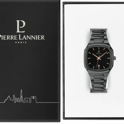 Montre Homme CONTRASTE Cadran Noir Bracelet Acier Noir -Pierre Lannier Magasin De Vente 263H439 10 1000x1000 crop