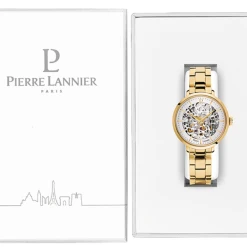 Montre Femme AUTOMATIC Cadran Argenté Bracelet Acier Doré -Pierre Lannier Magasin De Vente 305D528 10 1000x1000 crop