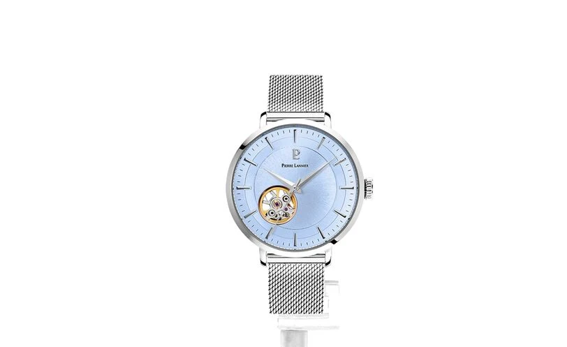 Montre Femme AUTOMATIC Cadran Bleu Bracelet Acier Milanais Argenté 7 Montre Femme AUTOMATIC Cadran Bleu Bracelet Acier Milanais Argenté – Image 5