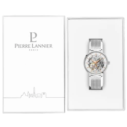 Montre Femme AUTOMATIC Cadran Argenté Bracelet Acier Milanais Argenté -Pierre Lannier Magasin De Vente 308F628 10 1000x1000 crop