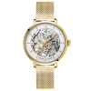 Montre Femme AUTOMATIC Cadran Argenté Bracelet Acier Milanais Doré -Pierre Lannier Magasin De Vente 309D528 1 1000x1000 crop