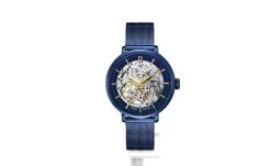 Montre Femme AUTOMATIC Cadran Bleu Bracelet Acier Milanais Bleu -Pierre Lannier Magasin De Vente 309D968 0000 812x497 1