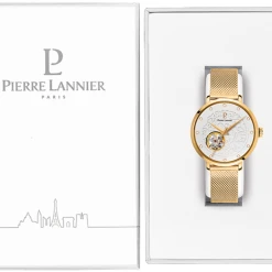 Montre Femme EOLIA Cadran Blanc Bracelet Acier Milanais Doré -Pierre Lannier Magasin De Vente 310F502 10 1000x1000 crop