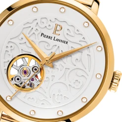 Montre Femme EOLIA Cadran Blanc Bracelet Acier Milanais Doré -Pierre Lannier Magasin De Vente 310F502 6 1000x1000 crop