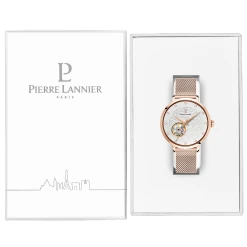 Montre Femme EOLIA Cadran Blanc Bracelet Acier Milanais Doré Rose -Pierre Lannier Magasin De Vente 310F908 10 1000x1000 crop
