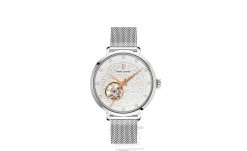 Montre Femme EOLIA Cadran Blanc Bracelet Acier Milanais Argenté -Pierre Lannier Magasin De Vente 311D601 ld 0000 812x497 1