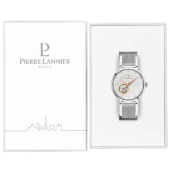 Montre Femme EOLIA Cadran Blanc Bracelet Acier Milanais Argenté -Pierre Lannier Magasin De Vente 311D601 10 1000x1000 crop