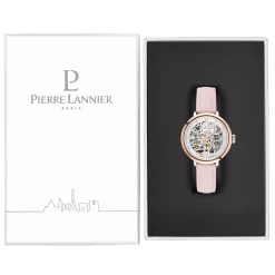 Montre Femme AUTOMATIC Cadran Argenté Bracelet Cuir Rose 9 Montre Femme AUTOMATIC Cadran Argenté Bracelet Cuir Rose -Pierre Lannier Magasin De Vente 312B625 10 1000x1000 crop